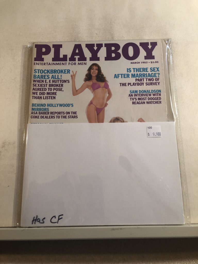 Playboy Magazine Bagged March Adult Magazines And More