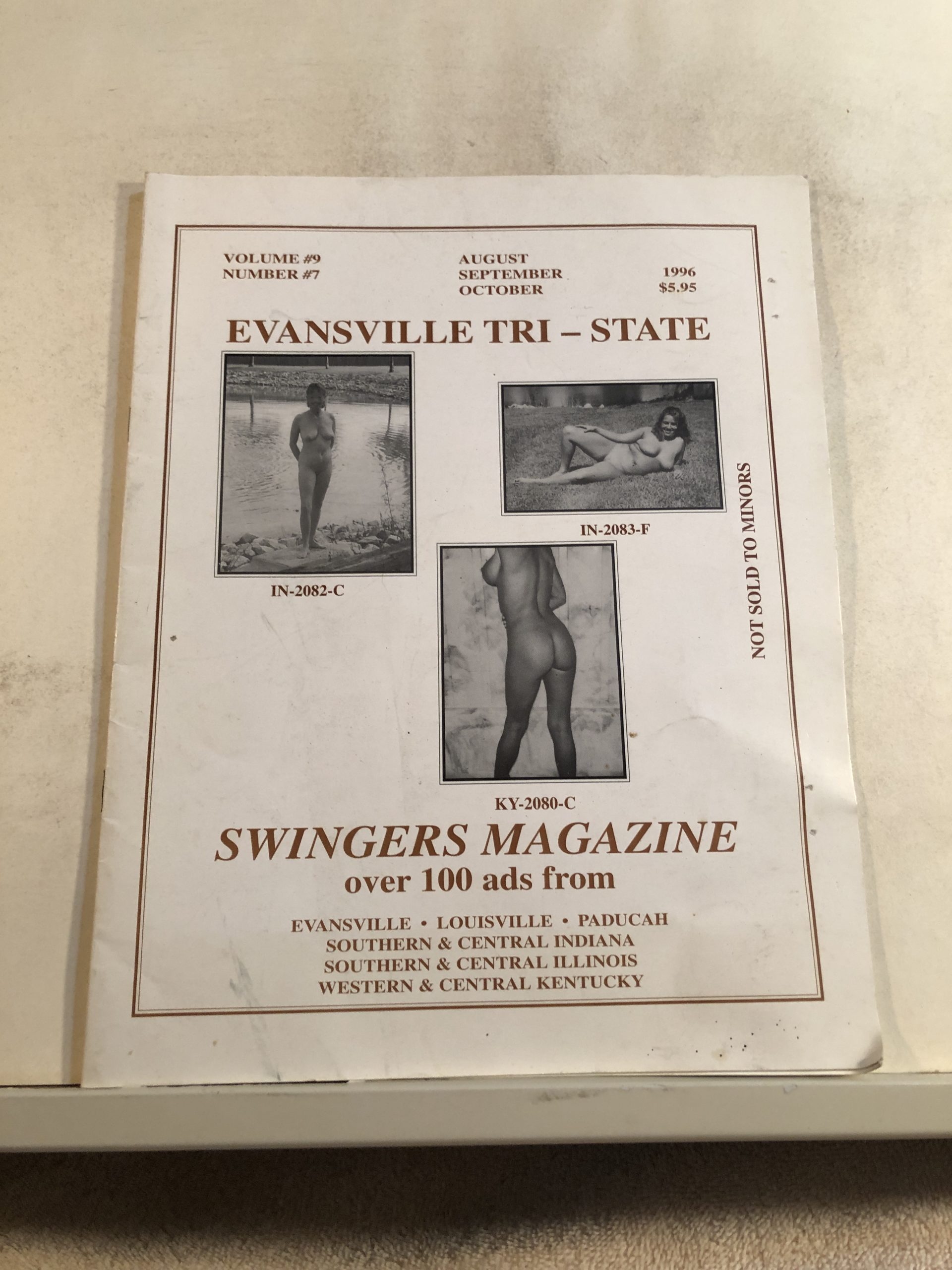 1920px x 2560px - Evansville Tri-State Swingers 1996 Magazine Avg Cond. some wear - Adult  Magazines and More